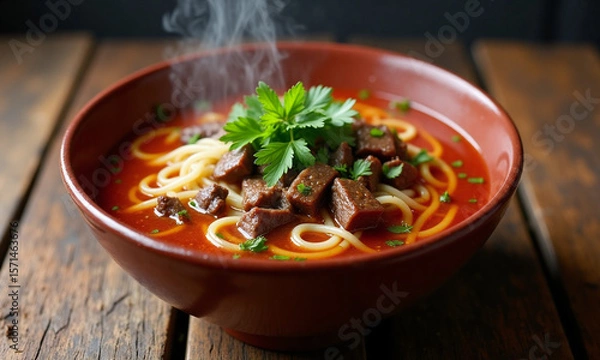 Fototapeta Beef Noodles