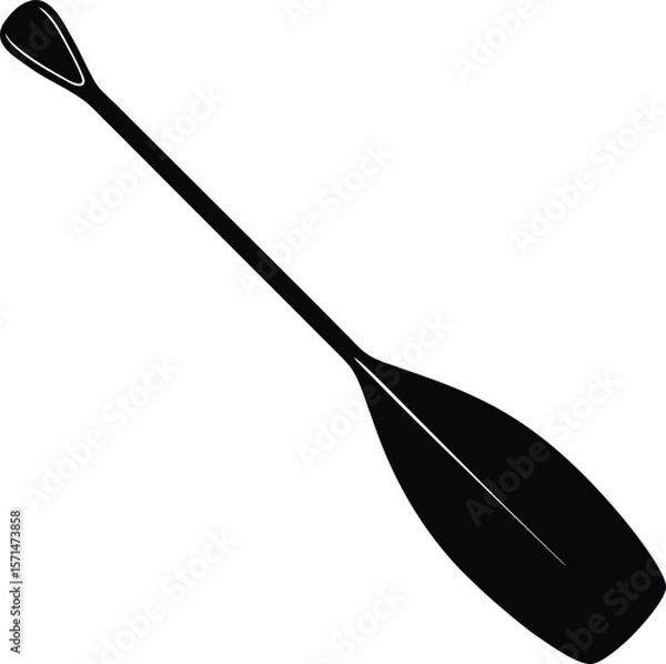 Obraz canoe oar on white background.eps