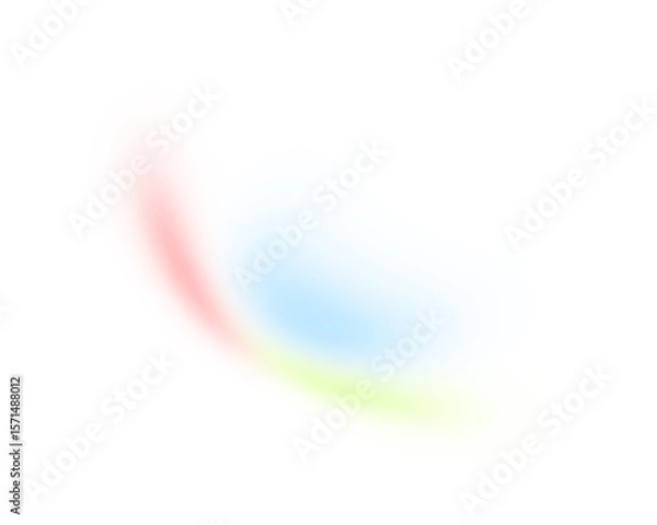 Obraz Colorful gradient shape blur