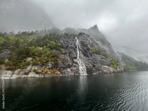 Obraz waterfall in norway