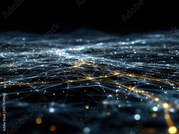 Fototapeta abstract background with stars