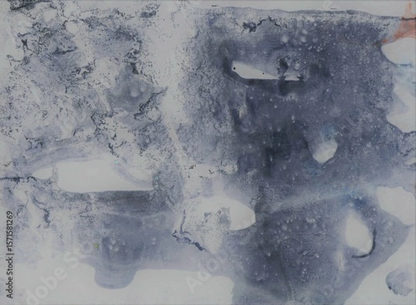Fototapeta Abstract watercolor background. Texture of watercolor stains on paper.
