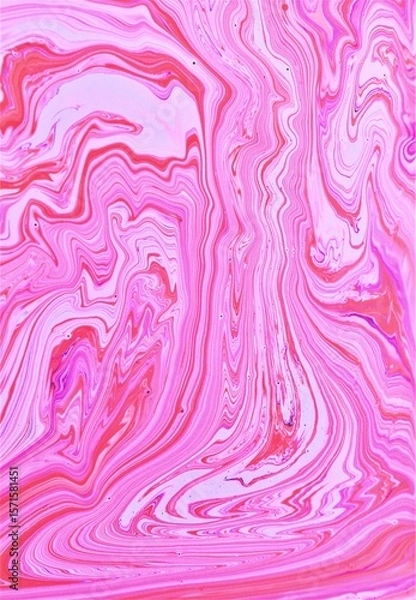 Fototapeta Marble abstract acrylic background. Marbling artwork texture. Agate ripple pattern. Gold powder.
