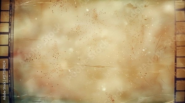 Obraz Old film overlay with floating dust and grain textures, perfect for dirty retro look or aged cinematic effects
