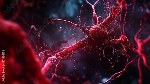 Fototapeta Exploring the Intricate World of Angiogenesis and Its Role in Microbial Interactions