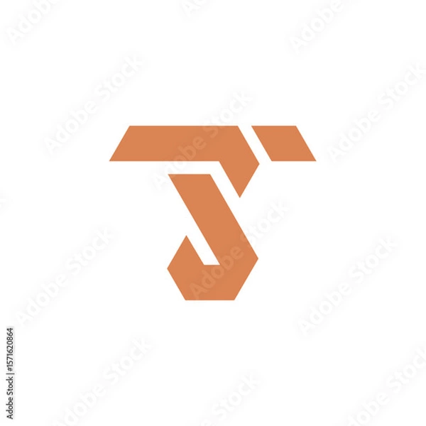 Obraz ST monogram logo