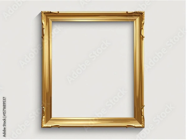 Obraz golden picture frame