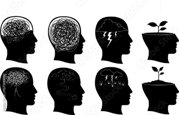 Fototapeta thinking communication