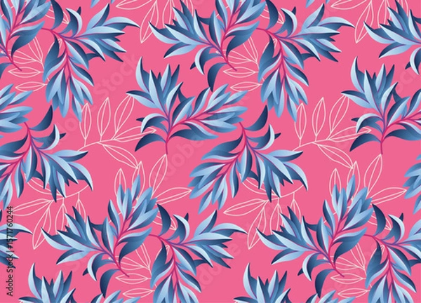 Obraz leaves pattern design