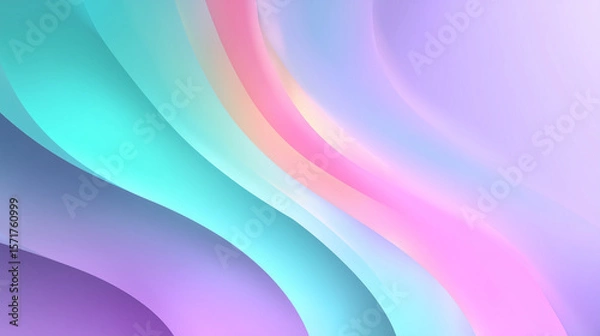 Fototapeta Abstract Gradient Background in Soft Colors 