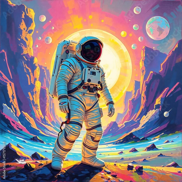 Fototapeta astronaut 