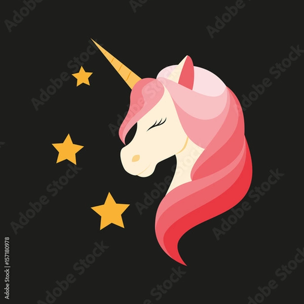 Fototapeta Unicorn. Vector illustration