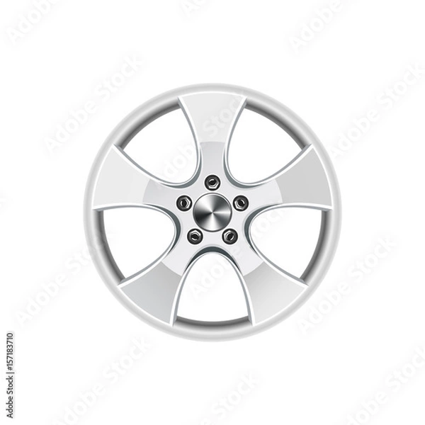 Fototapeta Wheel rim vector