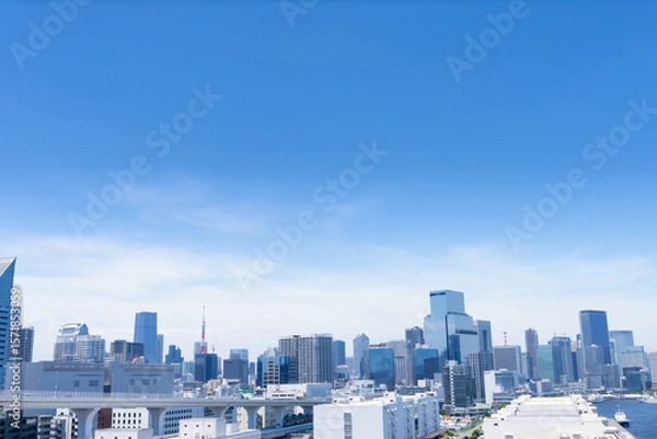 Obraz 東京・芝浦 浜松町方面 2025
