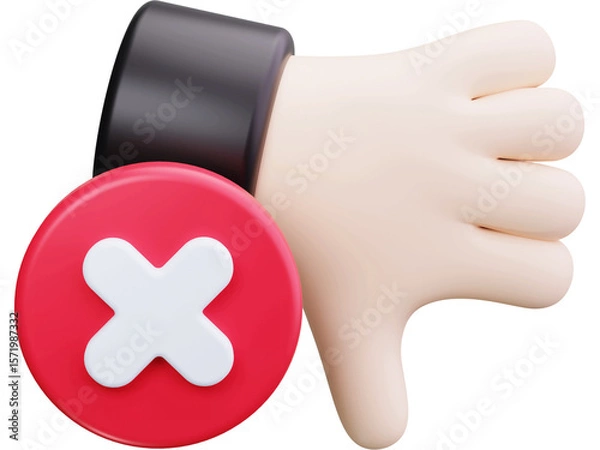 Fototapeta Red heart symbol of health and love, a woman's hand holding dental floss, nail polish, and a piece of paper for a romantic Valentine's Day concept