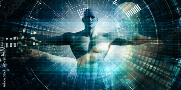 Obraz Digital Innovation and Future Business Technology Concept