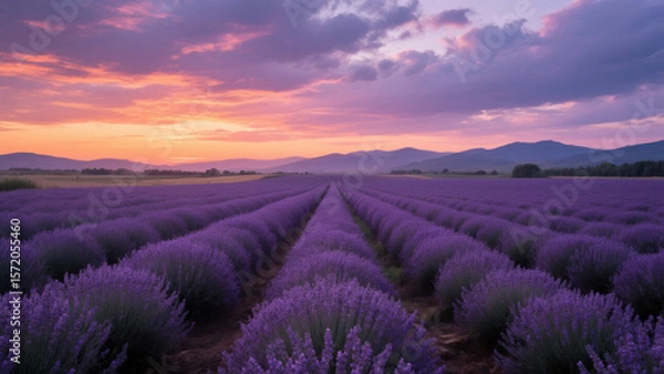 Obraz The enchanting lavender field