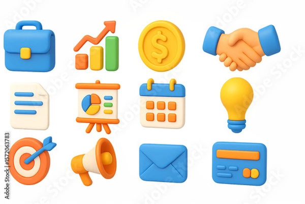 Fototapeta 12 set collection of icons technology on PNG transparent background