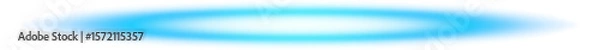 Fototapeta Blue glowing ellipse light effect on transparent background

