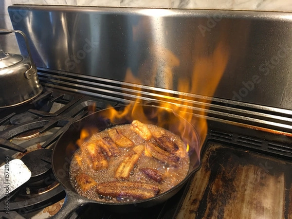 Obraz Bananas foster desert