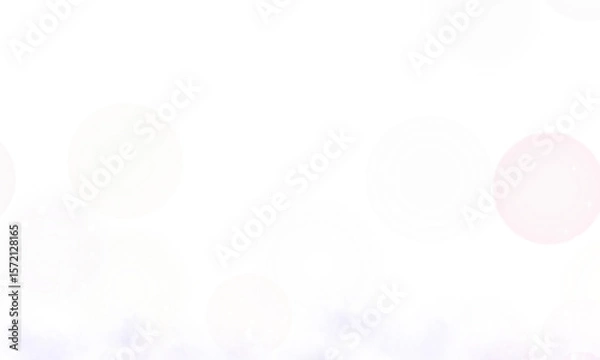 Fototapeta Transparent Stars And Bokeh Glitter Abstract Shape