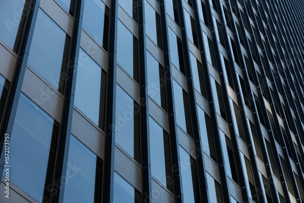 Obraz Close-up of glass office building