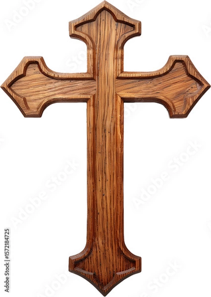 Obraz 투명한 나무 십자가