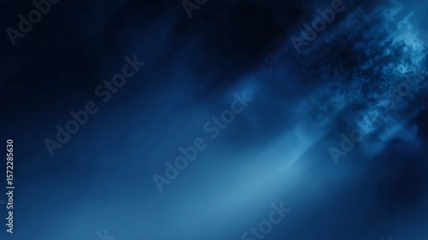 Fototapeta Plain blue gradient background for legacy company stewardship design