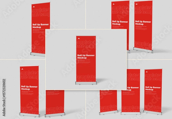 Obraz Rollup Banner Mockup