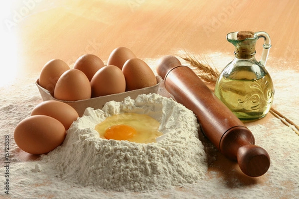 Obraz Pasta ingredients