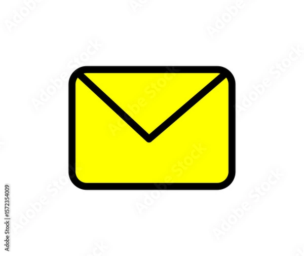 Fototapeta メールアイコン / Mail Icon – メッセージ・通信・連絡のシンボル