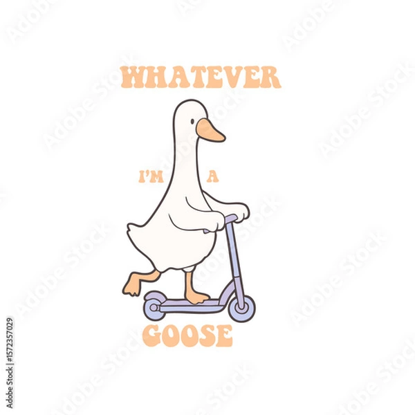 Fototapeta Whatever I am a goose