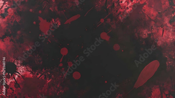 Obraz Crimson Abstract Ink Background