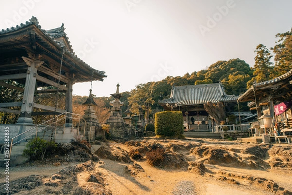 Obraz  Tokushima, Japan - may 2 2025 Jorakuji Temple is temple No. 14 on the Shikoku Pilgrimage