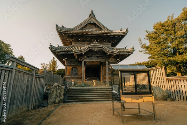 Obraz  Tokushima, Japan - may 2 2025 Awa Kokubun Temple is temple No. 15 on the Shikoku Pilgrimage