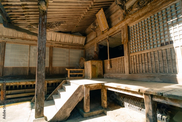 Obraz  Tokushima, Japan - may 2 2025 Kakurinji Temple is temple No. 20 on the Shikoku Pilgrimage