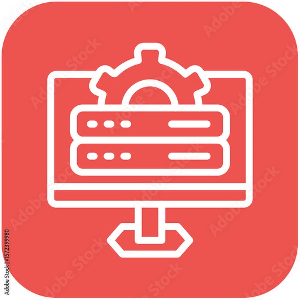 Fototapeta Data Processing Icon