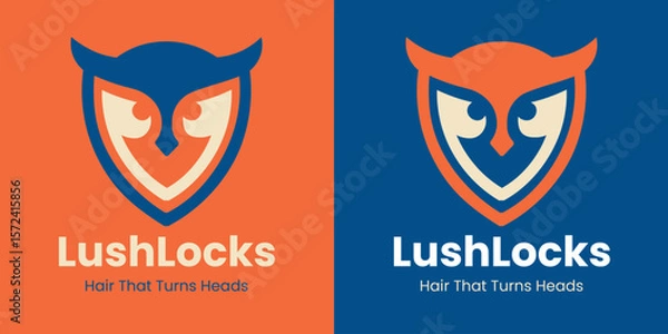 Obraz Lush Locks Logo
