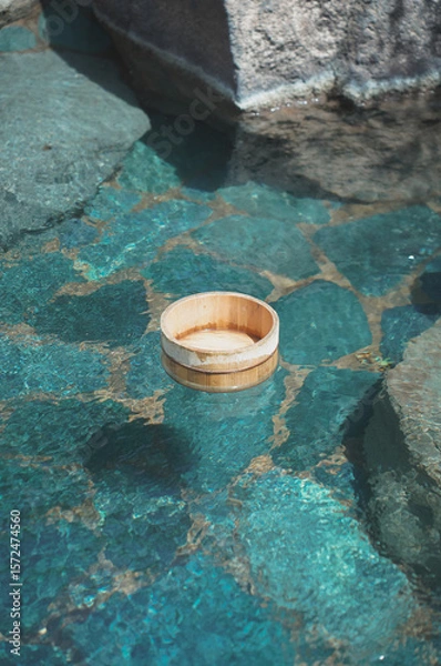 Fototapeta 온천 바스킷