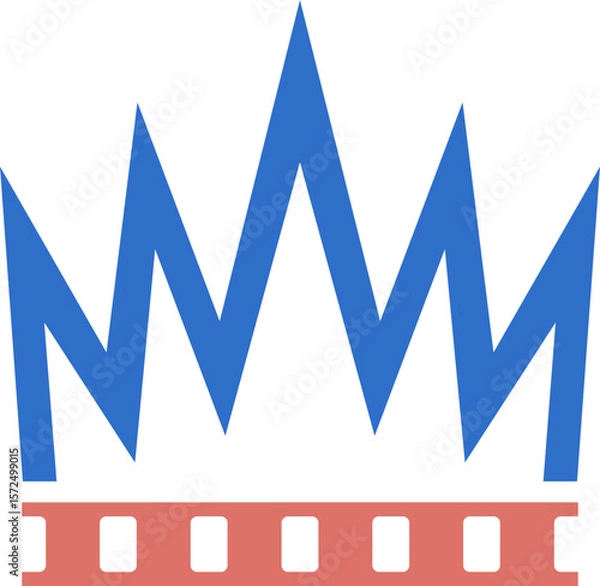 Fototapeta screen vector monogram logo template