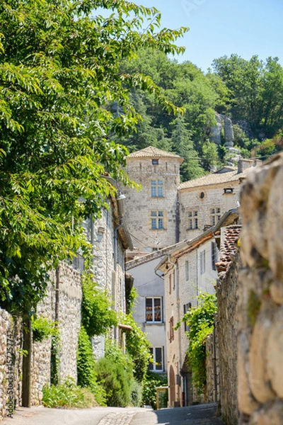 Fototapeta Village de Vogüé en Ardèche