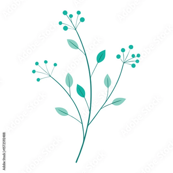 Fototapeta vector floral background