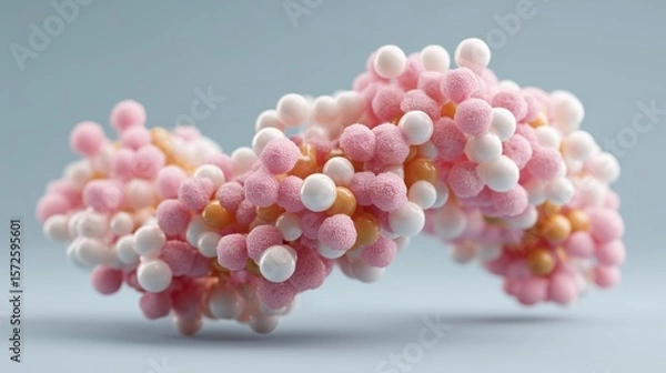 Fototapeta Exploring the chemistry of GLP-1 compounds in the context of weight loss and health concerns