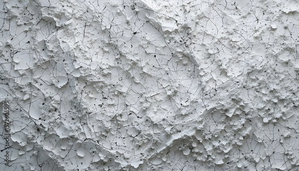 Fototapeta Close Up of White Drawing Paper Texture for Artistic Background Designs