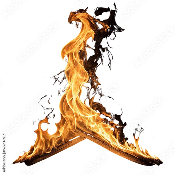 Obraz boomerang-shaped-fire