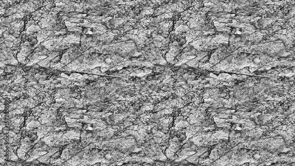 Fototapeta Rough rock wall texture background. Natural stone surface texture. Black and white stones texture and background. Realistic rock texture.