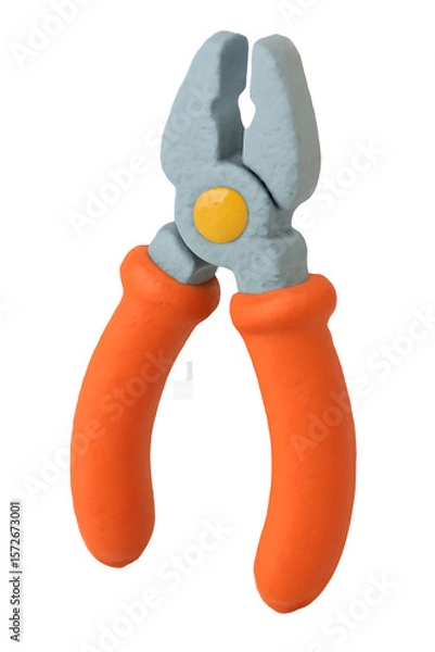 Fototapeta A versatile adjustable pliers for gripping, turning, and clamping in construction, plumbing, and repair tasks.