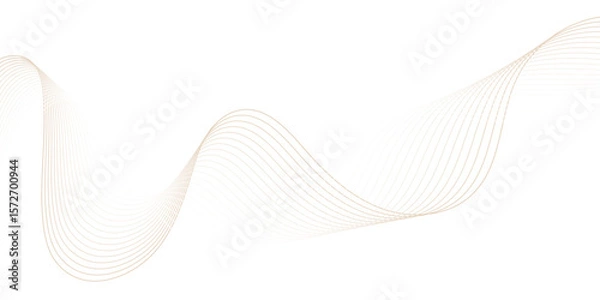 Fototapeta Premium abstract background design with wave line pattern texture in luxury pastel colour.
