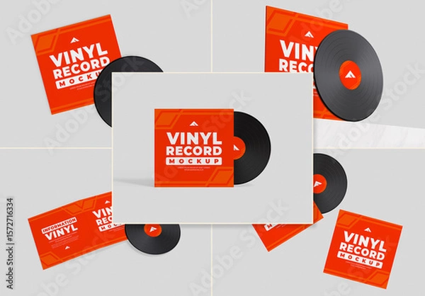 Obraz Vinyl Mockup