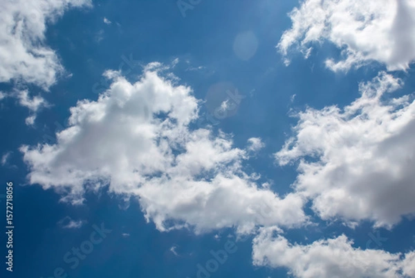 Fototapeta blue sky and clouds